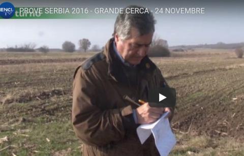 PROVE SERBIA 2016 - GRANDE CERCA - 24 NOVEMBRE